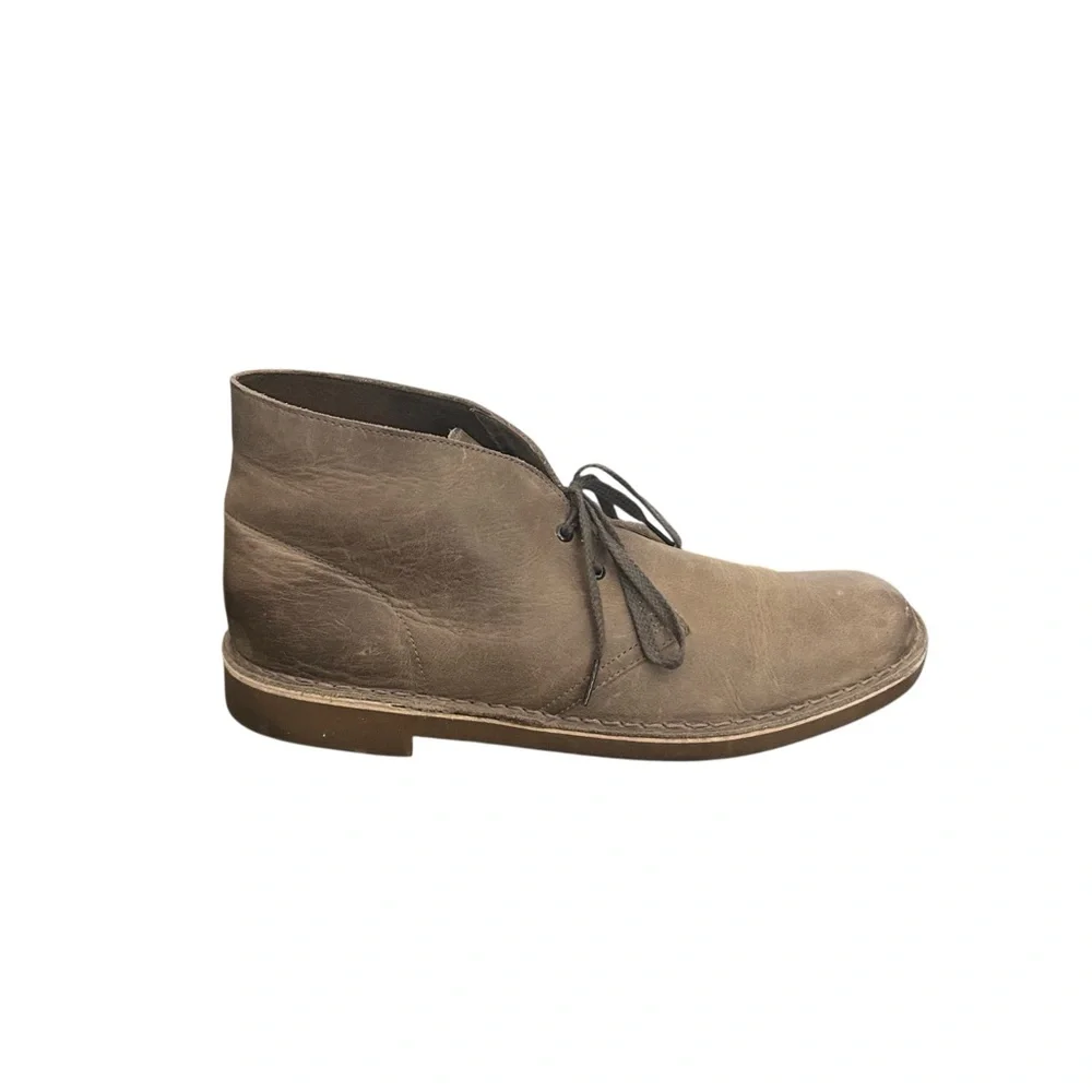 Clarks Men’s Bushacre 2 Chukka Boots 26130579 Brown Leather Size 11
